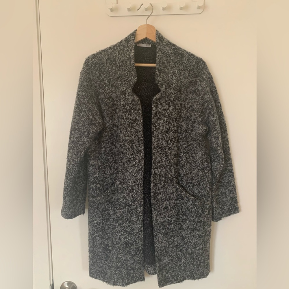 Zara light gray coat / cardigan